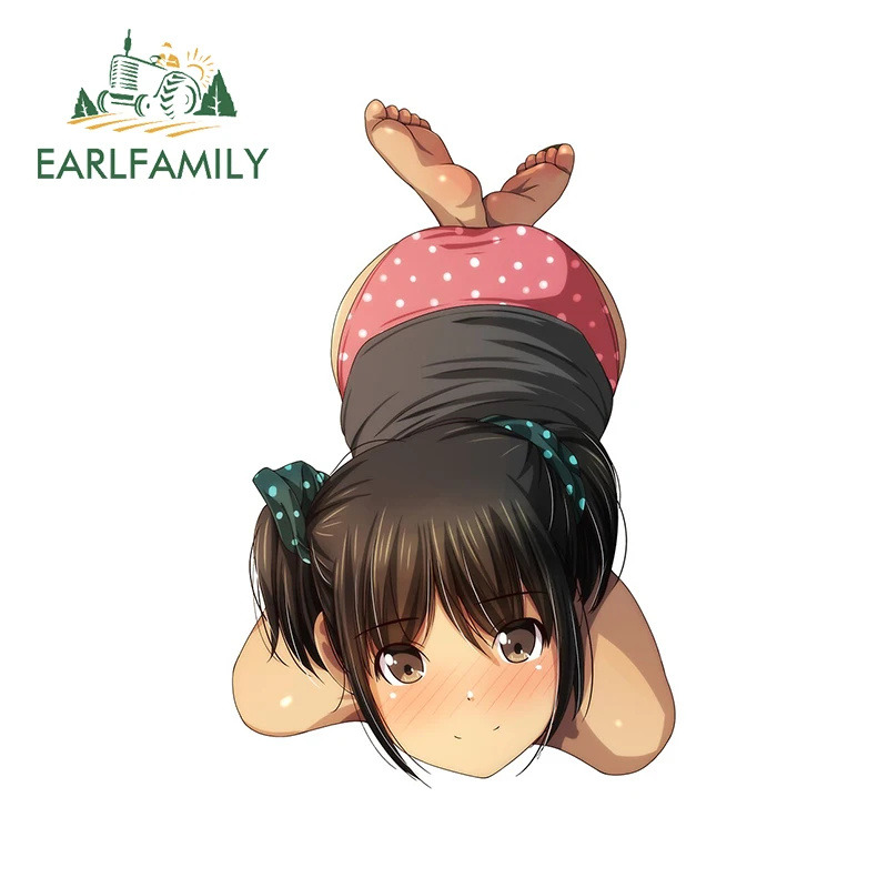 

Наклейка на автомобиль EARLFAMILY, 13 см х 8,5 см, для хорошей девушки, Imouto, творческая наклейка на окна, ноутбук наклейка на ветровое стекло, защита ...