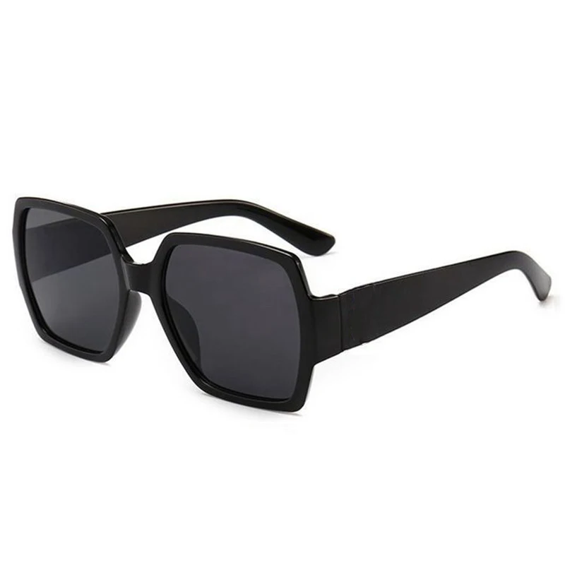 Женские и мужские Квадратные Солнцезащитные очки в винтажной пластиковой оправе