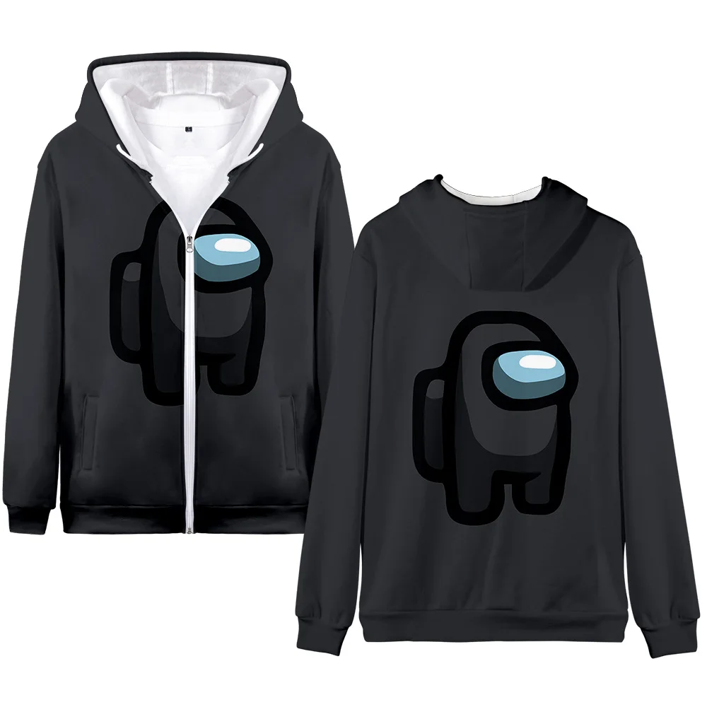 

2020 Among Us Zipper Hooded Hoodie Jacket Men Sweatshirt Boys Girls Harajuku Hip Hop Casual Hip Hop Streetwear Tracksuit Tops