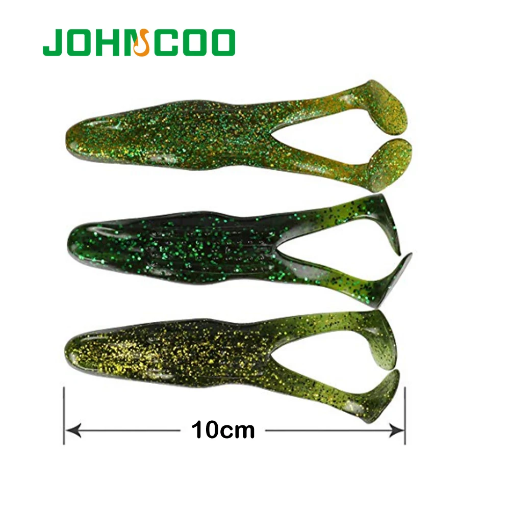 JOHNCOO 3 шт. приманка для рыбы в виде мягкой лягушки рыболовная приманки ловли