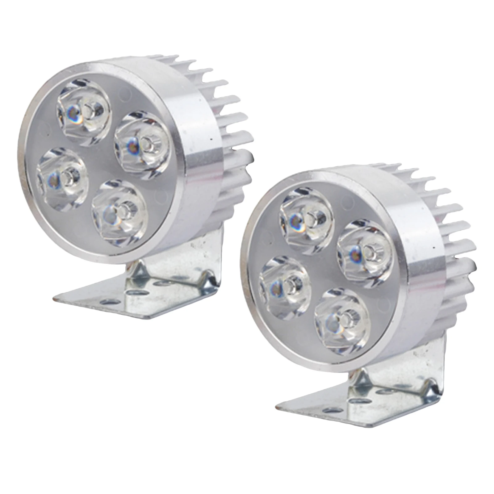 

New Universal Motorcycle Motor Double Bright LED Light Headlight Motorbike