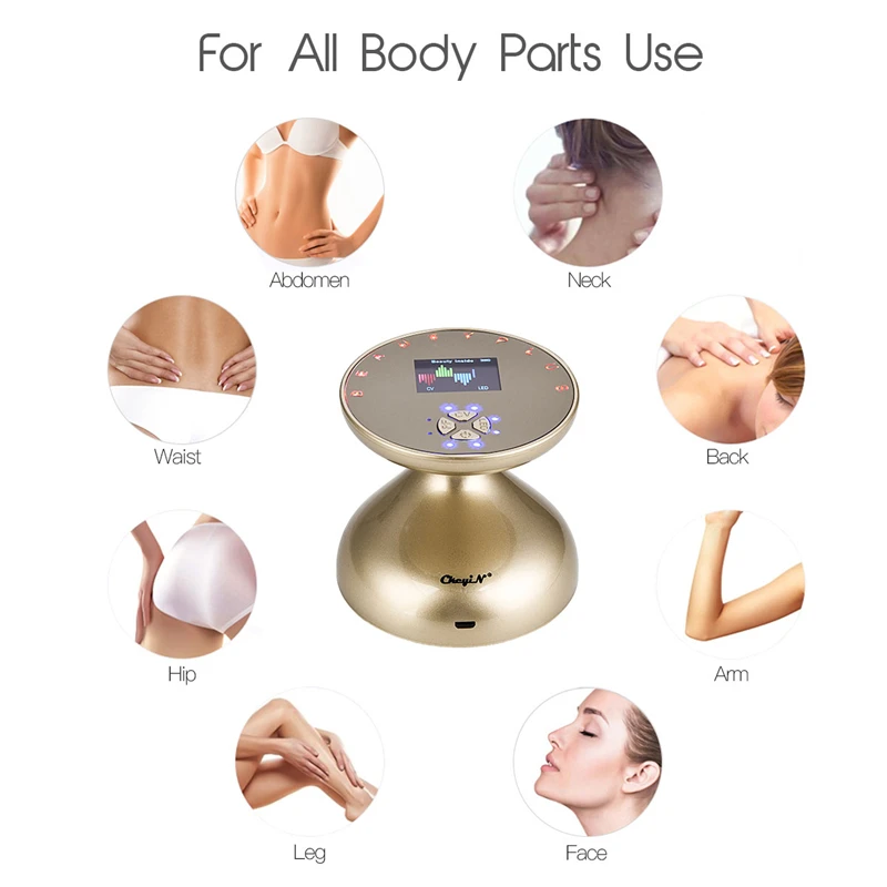 Электрический массажер для тела 3 в 1 RF массаж похудения омоложения кожи потери