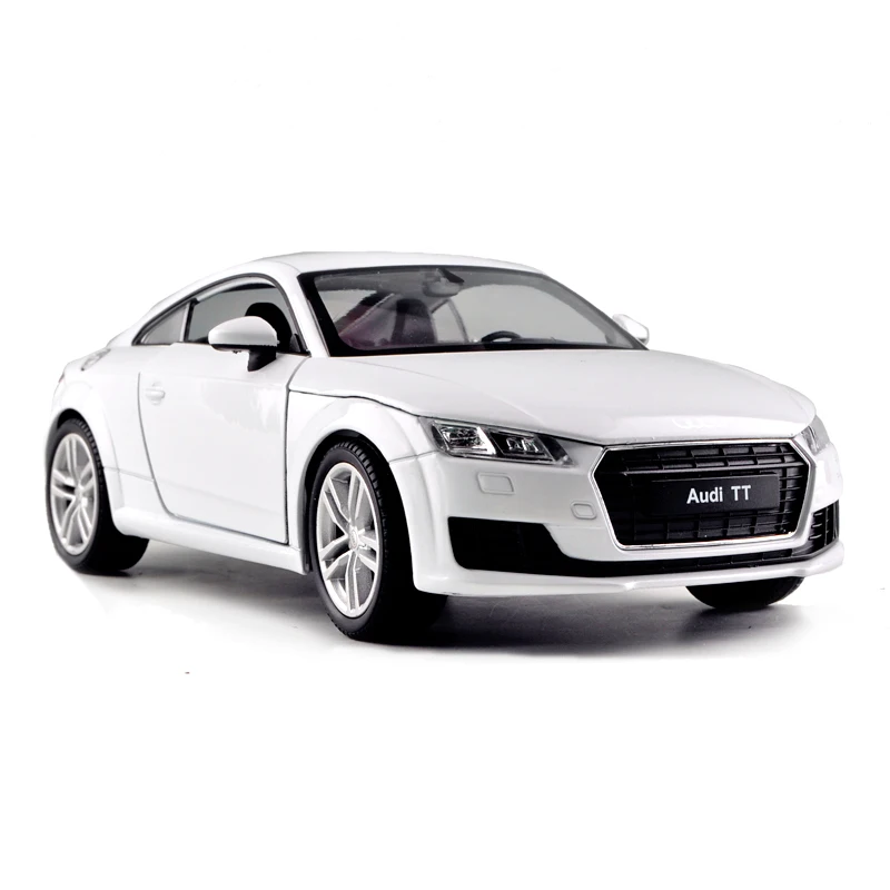 Модель автомобиля Welly 1:24 Audi TT из белого сплава литой игрушечный автомобиль