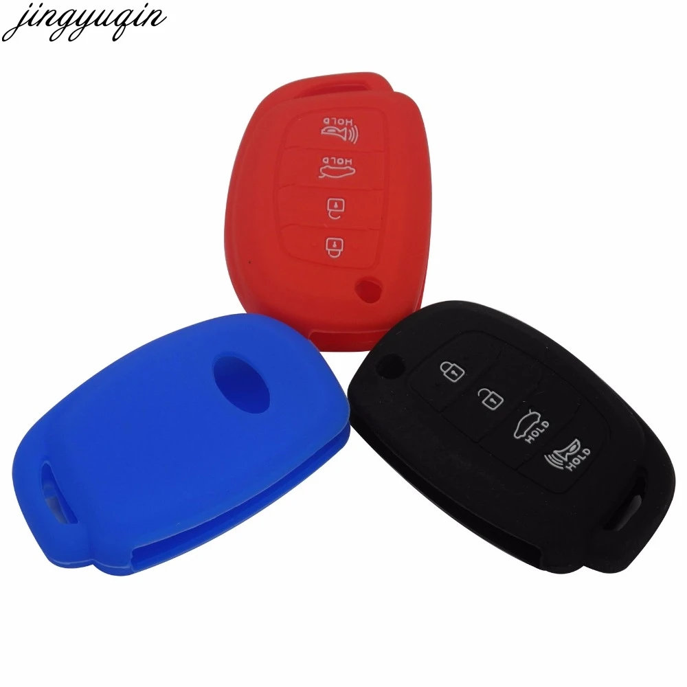 15 шт. дистанционный силиконовый чехол для ключей от машины hyundai I45 Ix35 I40 Elantra Sonata