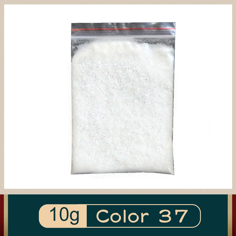 Белый блестящий порошок пигментная краска для покраски ногтей украшения