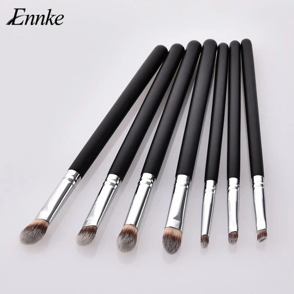 

ENNKE Eye Brushes 7 Pcs/Set Eyeshadow Eyebrow Makeup Eye Brushes Blending Eyeliner Brush High Quality Makeup Brush