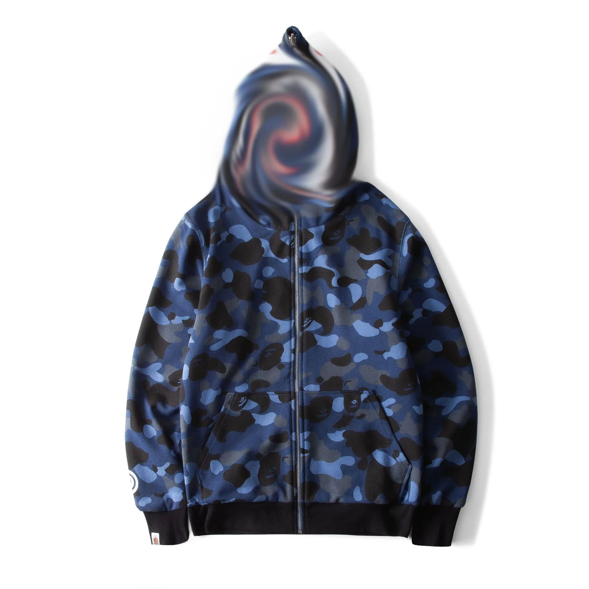 

Bape Hoodies Tracksuit Men Camouflage Double-sided Zipper Fashion Hoodie Lounge Wear Sweatshirts Coat Oversized Jacket