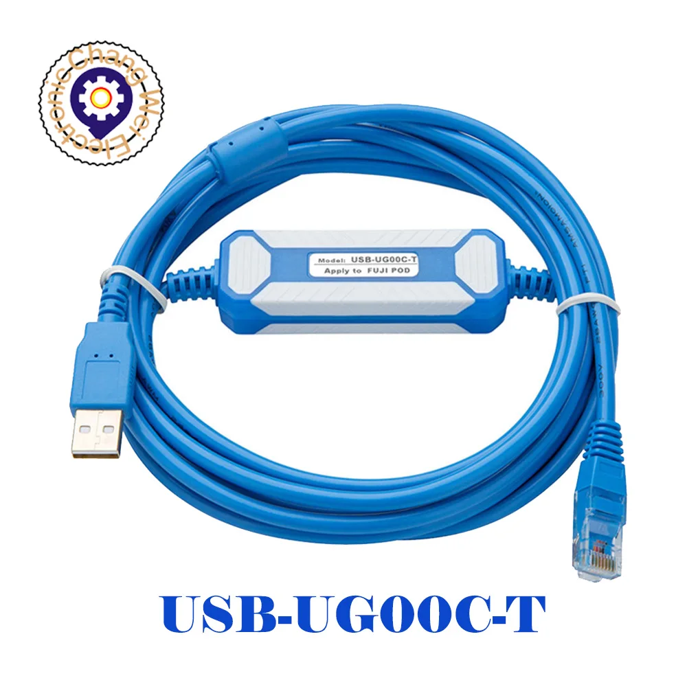 

USB-UG00C-T is suitable for Fuji POD series touch screen man-machine interface programming cable PLC download line UG00C-T