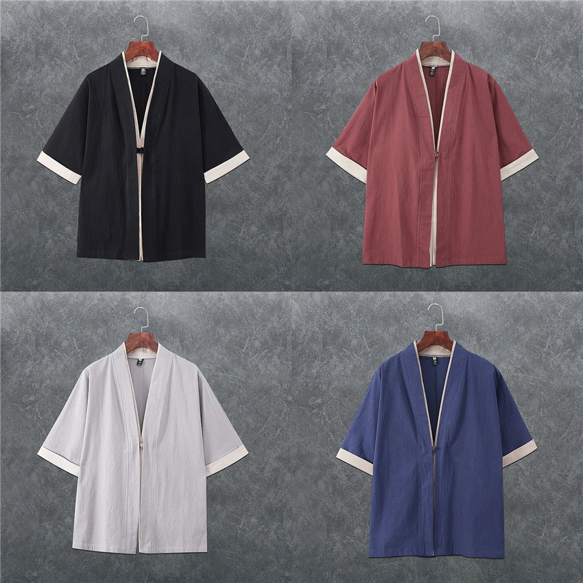 Традиционная китайская одежда для мужчин топы Одежда Кунг фу Wu Tang Clan льняной