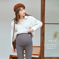 pregnant in winter maternity clothing warm leggings for pregnancy 95cotton high abdomen elastic band pants autumn 2021