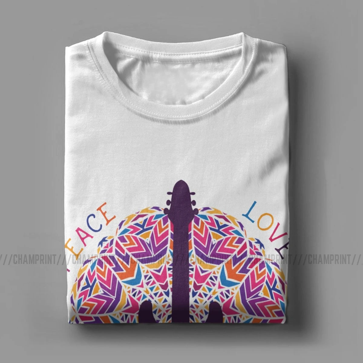 Модные Hippie Peace символ футболки для мужчин футболка с круглым вырезом люблю