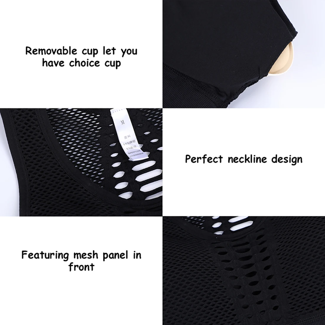 

2021 Neue Brathable Women Sports Bra Sexy Mesh Sports Top Push Up Female Gym Fitness Sports Underwear Female Seamless Breath Bra