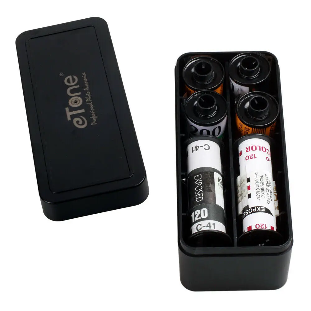 ETone 6 цветов многоформатный жесткий пластиковый контейнер для хранения пленки