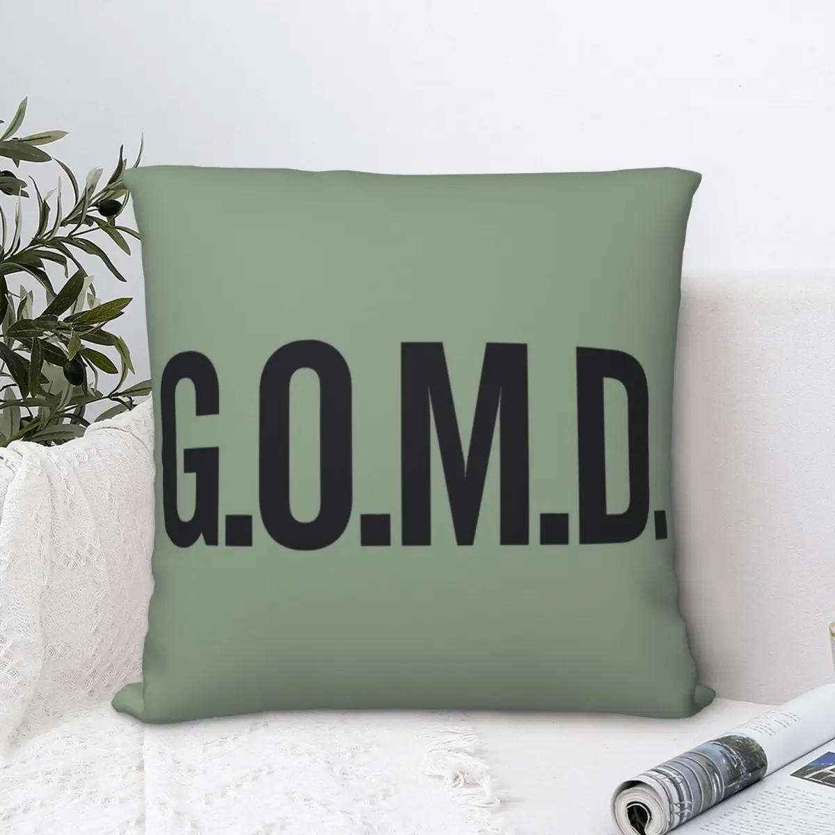 

G.O.M.D. Square Pillowcase Cushion Cover cute Home Decorative Polyester for Room Nordic 45*45cm
