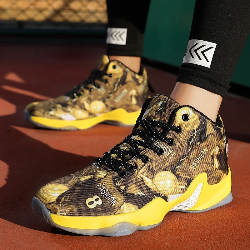 Спортивная обувь летние дышащие кроссовки баскетбольные туфли Мужская