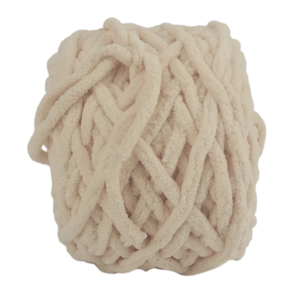 Новая белая трикотажная пряжа цвета хаки удобная сделай сам шарф