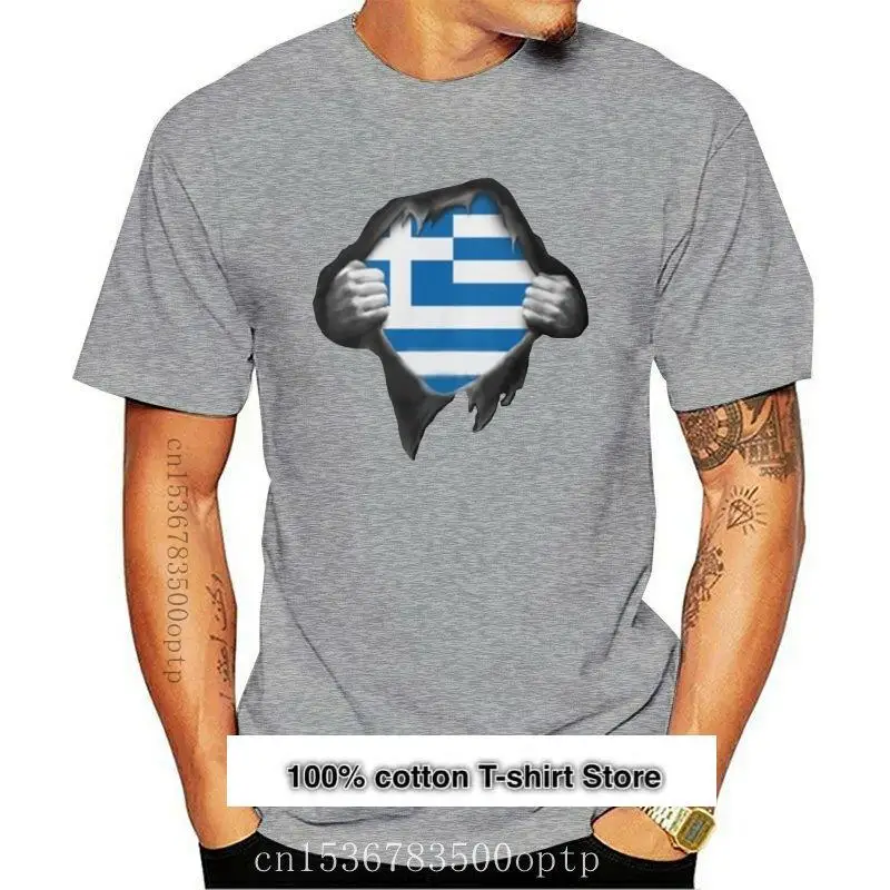 

Camiseta con bandera de Grecia para hombre, nueva Camiseta con estampado griego para mujer, ropa para parte superior
