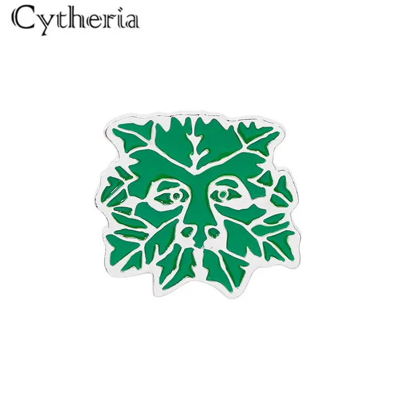 Модные Зеленые головы животных креативные уникальные женские мужские булавки