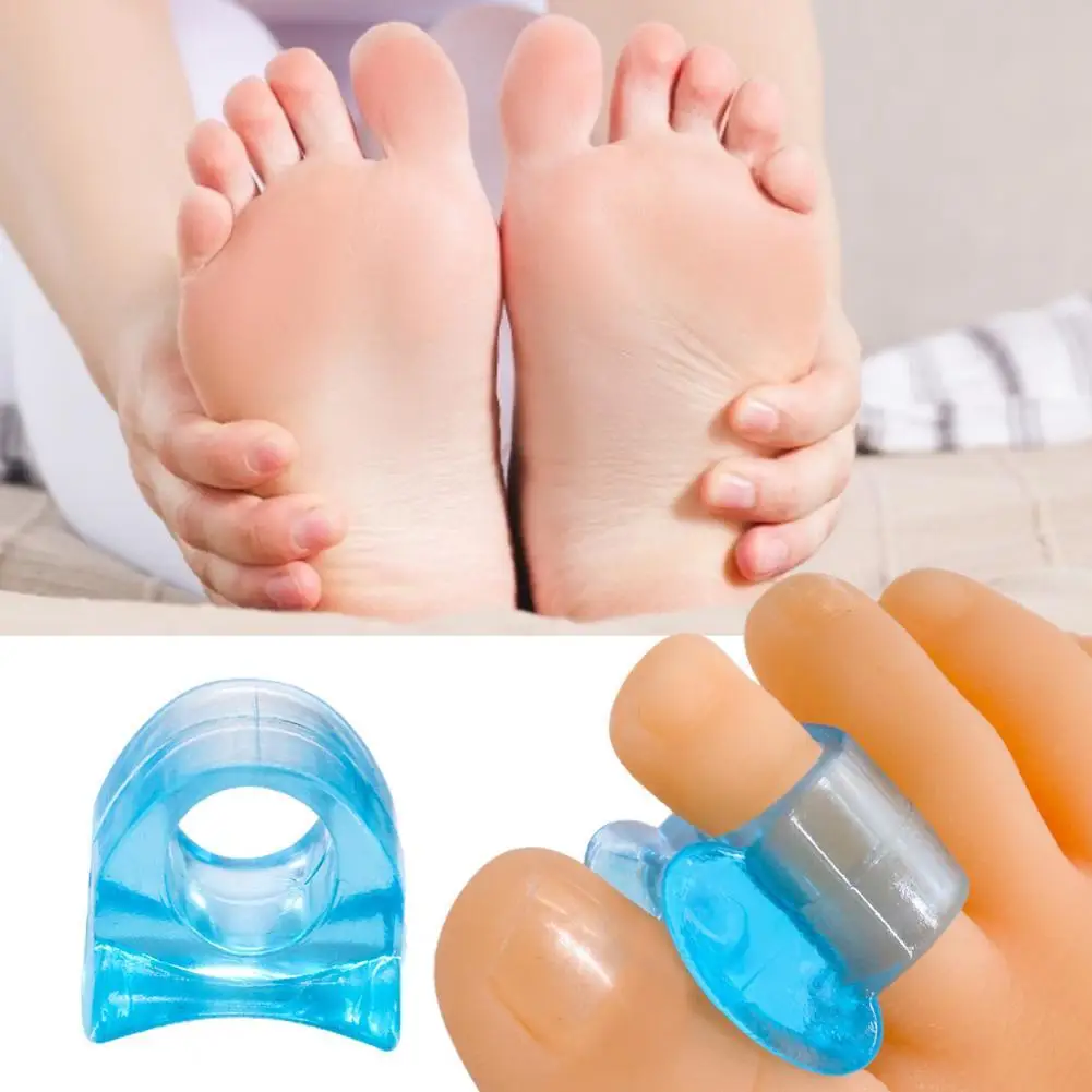 

Toe Correcting Ring Easy to Use Foot Care Reduce Friction Washable Soft Toe Separator Foot Correcting Tool for Home