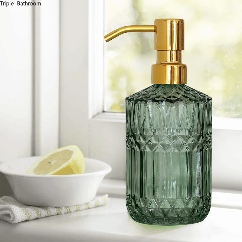 1 шт. Творческий узор шампунь в стеклянной бутылке для жидкого мыла браслет