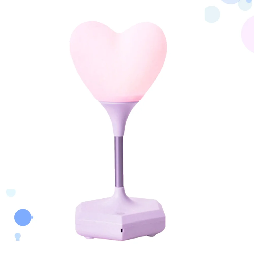 

Heart Shape Night Light USB Charging Light Touch Switch Desktop Lamp Bedside Decorative Light Home Decor for Living Room Bedroom