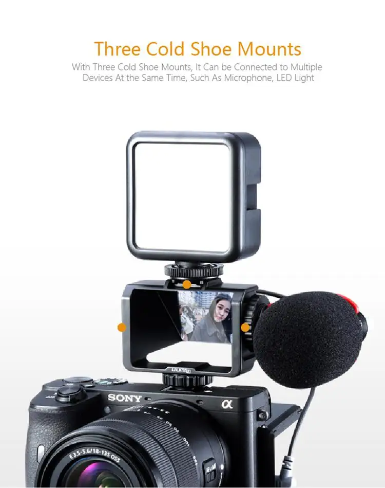Пластиковая откидная крышка для селфи Sony A6500 / 6300 A7M3 A7R3 Nikon Z6Z7 решение