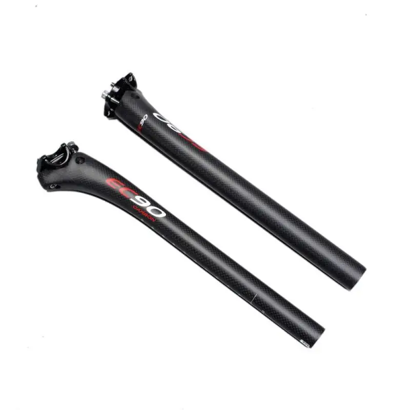 

Carbon Fiber Offset 25mm Bike Seatpost 25.4/27.2/30.8/31.6mm Road Bicycle Seatpost Rod Carbon Seatpost Seat Tube 3K Matte