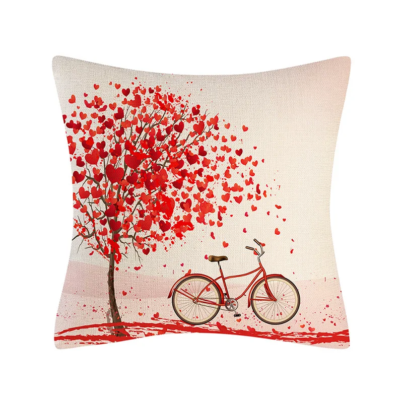 

Valentine's Day linen pillow case