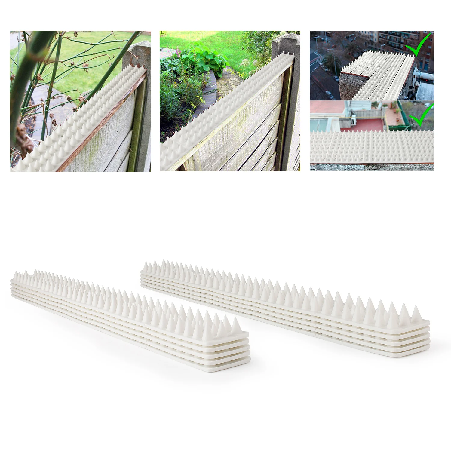 50 шт. Репеллент для птиц кошек собак пластиковые полоски привод вниз столбик шипы