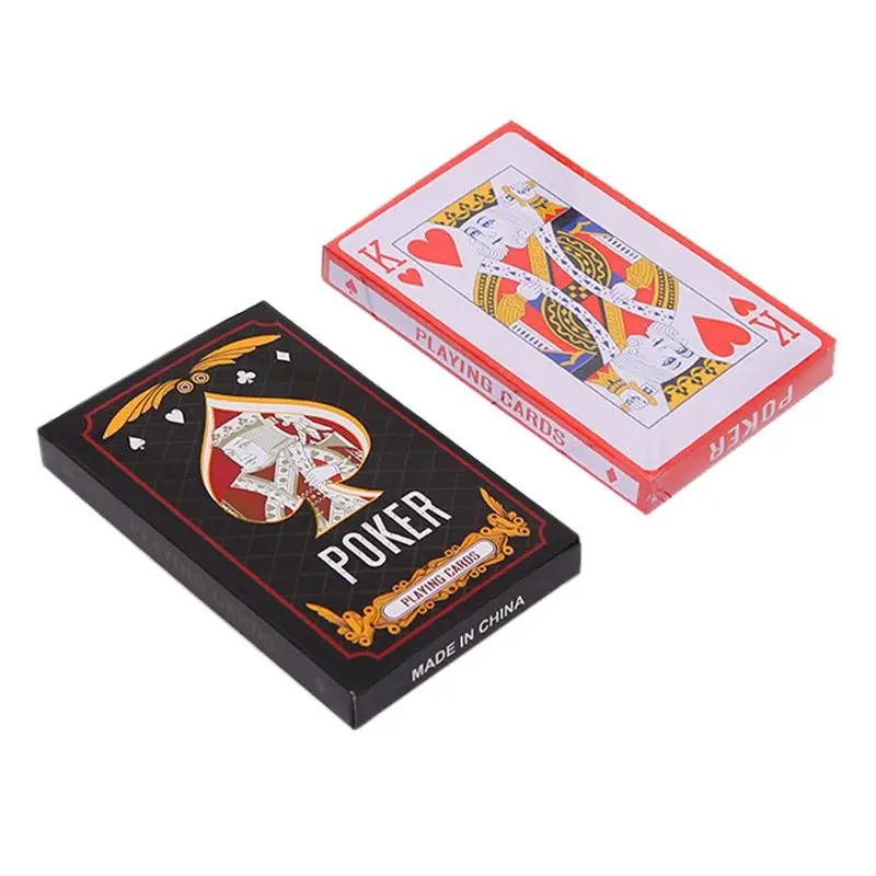 

270C 1 Deck Red K Big Playing Cards Props Poker Card Family Party Board Game