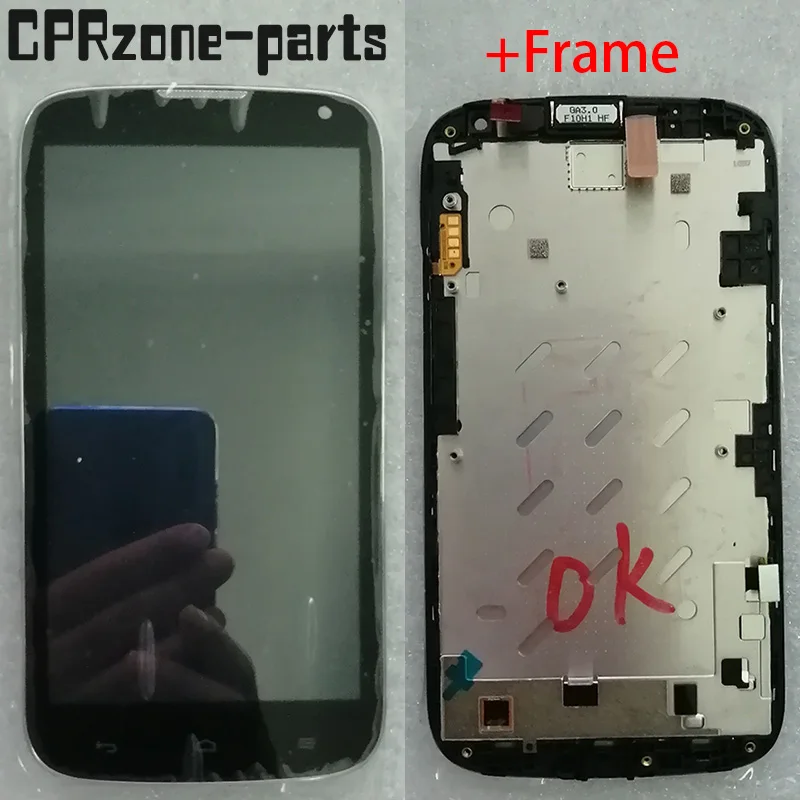 5.0&quot Black / White With Frame For Huawei G610 G610S G610-U00 LCD display with touch screen digitizer sensor panel assembly | Мобильные