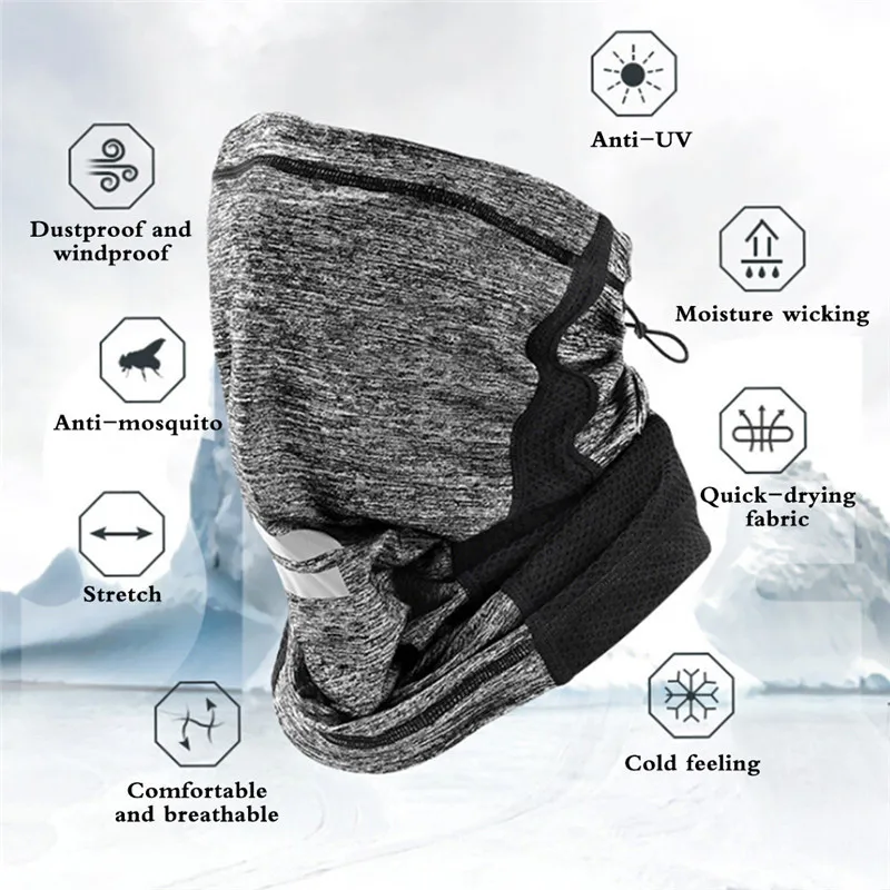 

Outdoor Sports Hiking Scarves Ice Silk Sunscreen Turban Motorcycle Bike Riding Mask Hanging Ear Scarf Bandana Neck Scarves Wraps