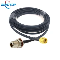 lmr200 rp sma male to n female bulkhead low loss coax cable rf extension jumper for 4g lte wireless router gateway cellularradio