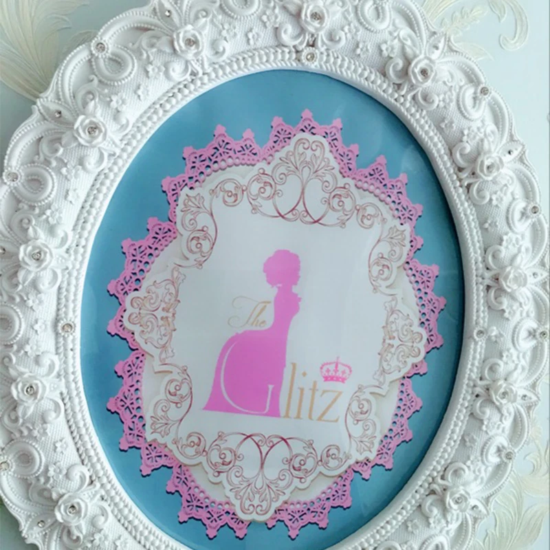 Горячая Распродажа 9 шт./компл. набор настенных фоторамок европейский стиль синие