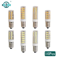 10pcslot e14 led corn bulb lights 220v 3w 4w 5w 7w e14 mini led lamp 360 beam angle lamp replace halogen spotlight chandelier