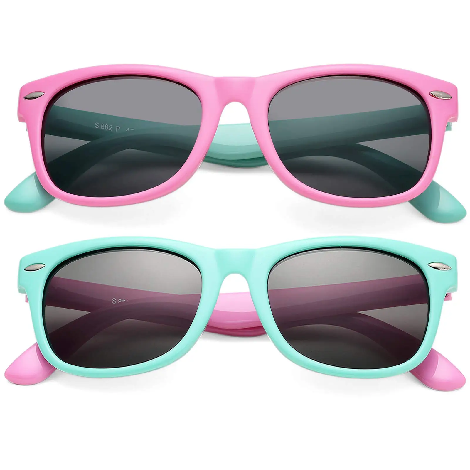 

Fashion Polarized Kids Sunglasses Silicone Safety Flexible Children Sun Glasses Fashion Boys Girls Baby Shades Eyewear UV400