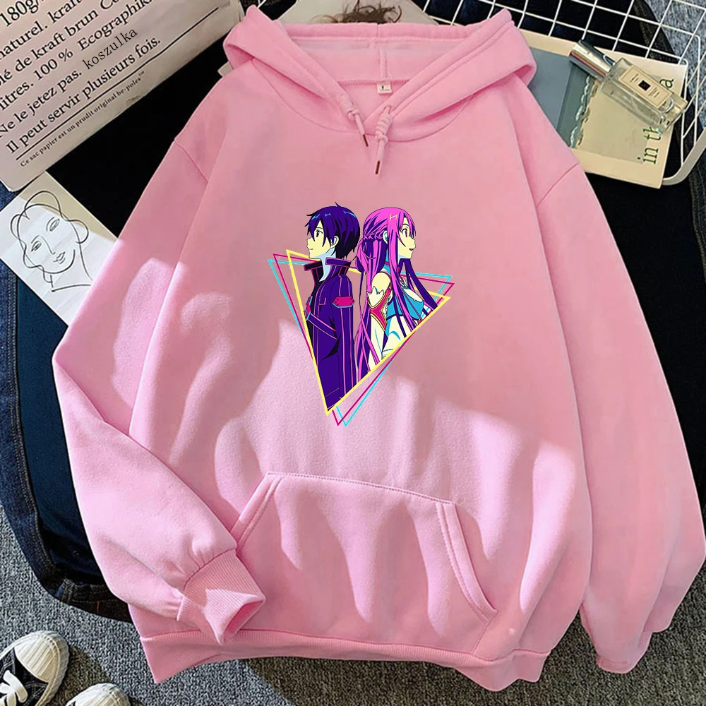 

Sword Art Online Hoodie Women Clothes Harajuku Oversized Hoodies Female Funny Kawaii Fleece Sweatshirts Pullovers Hoody Clothes