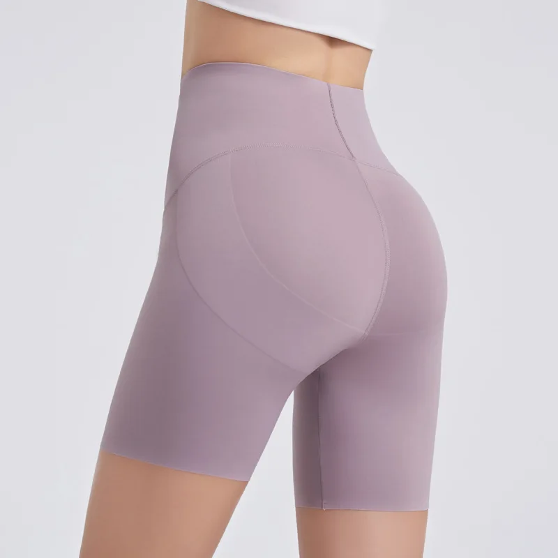 

Women Yoga Shorts High Waist Buttocks Quick-Drying Five-Point Pants Fitness Running Leggings Summer Ladies Sportswear 2021 New