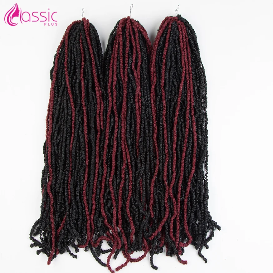 

CLASSIC PLUS 20 inch Fluffy Locs Crochet Braids Ombre Spring Twists Hair Synthetic Braiding Hair Extensions Braids Passion Twist