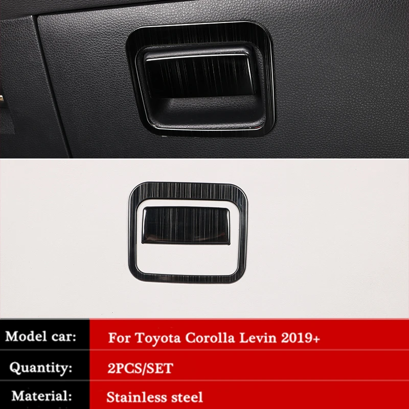 

2 шт., ручка для перчаточного ящика Toyota Corolla Levin 2019 + из нержавеющей стали