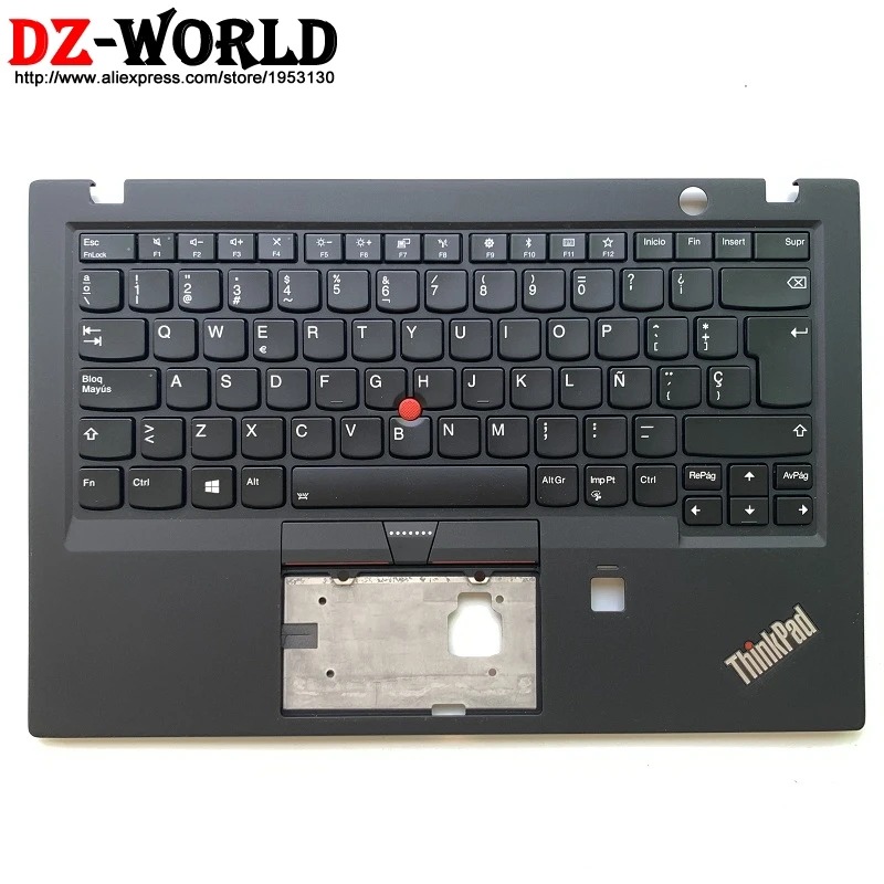 Новый/оригинальный Подставка для рук с испанской клавиатурой подсветкой Lenovo