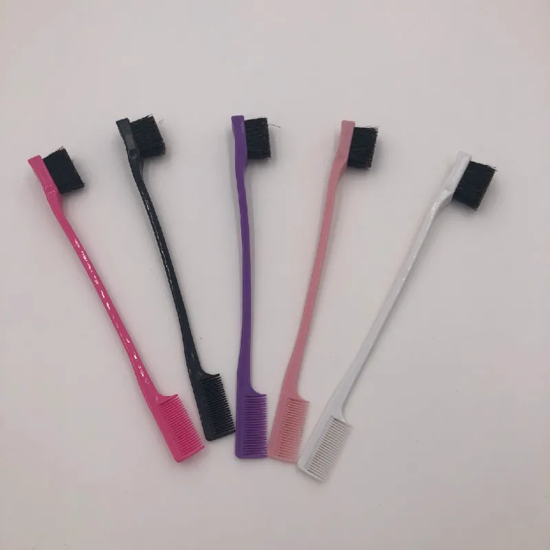 Random-1pc 20 шт набор кистей для макияжа, профессиональные пластиковые ручки, мягкие из синтетического волоса, пудра, основа, тени для век, кисти для макияжа, косметика - Handle Color: Random-1pc