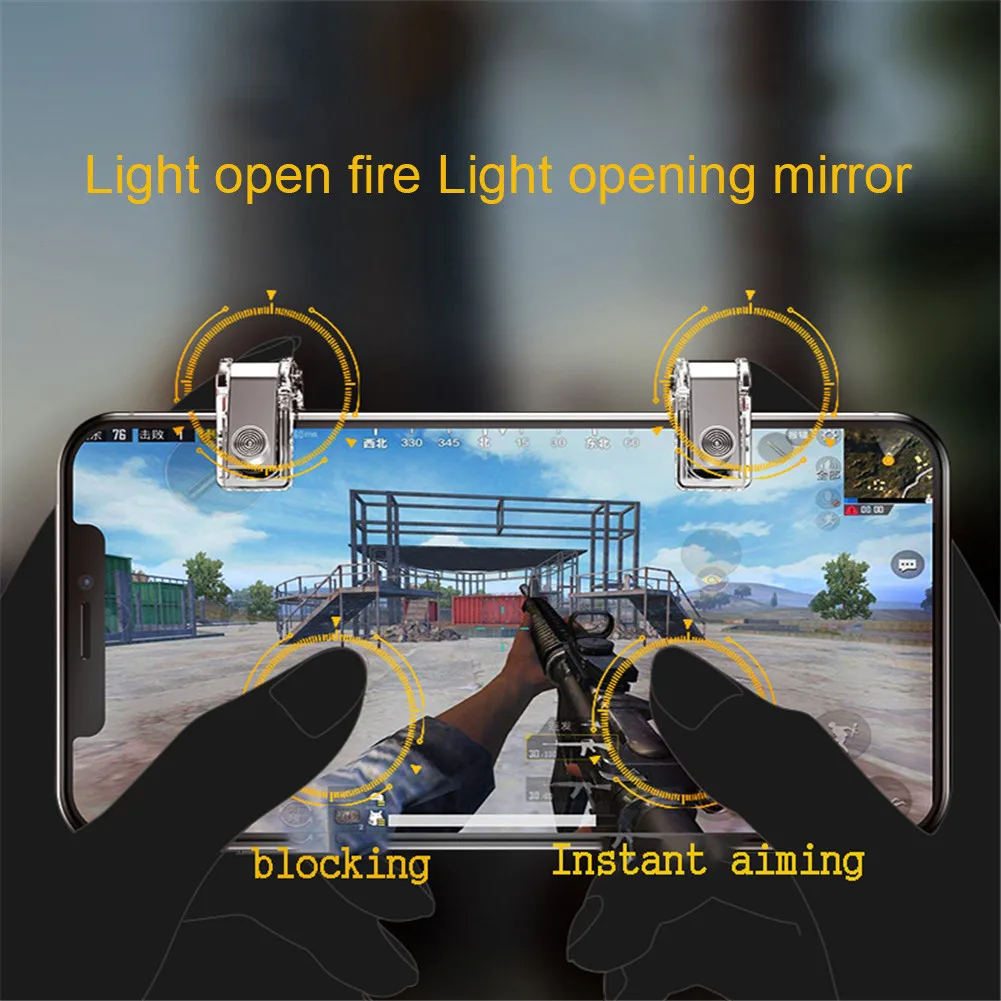 Мобильный телефон с кнопками для стрельбы металлический игровой курок-шутер