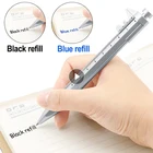 Штангенциркуль с нониусом, многофункциональная ручка с серебристым нониусом, креативные школьные подарки, маркерная ручка, измерение 0-100 мм