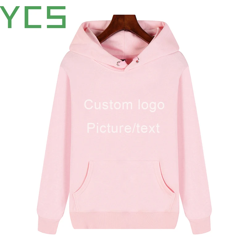 Мужская/Женская толстовка из 100% хлопка YCS Store персонализированная с логотипом на