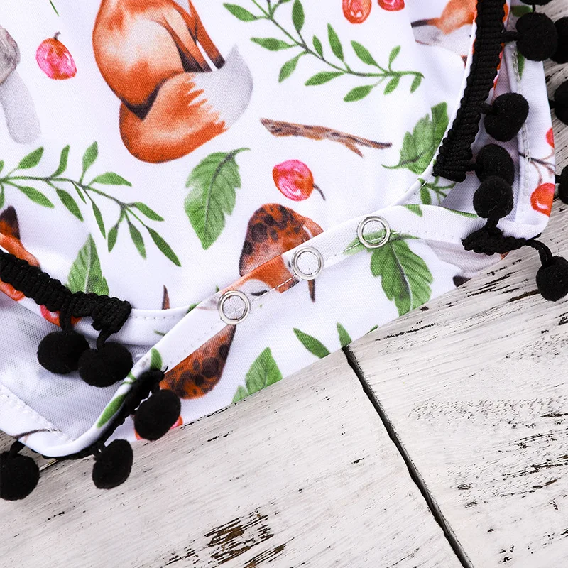 Боди для малышей боди одежда с изображением грибов цветочным рисунком длинными