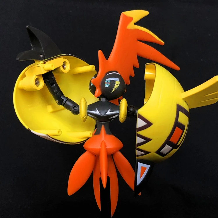 TOMY подлинный Аниме Покемон цветная коробка упаковка SUN &amp MOON Tapu Koko MEGA Elf Кукла