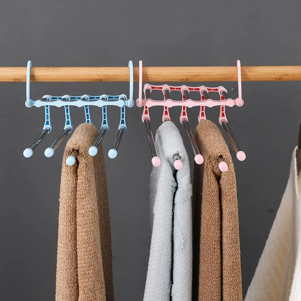 

Lightweight Useful Stainless Steel Clothes Hanger Space Saving Slacks Hanger Multi-layer for Closet