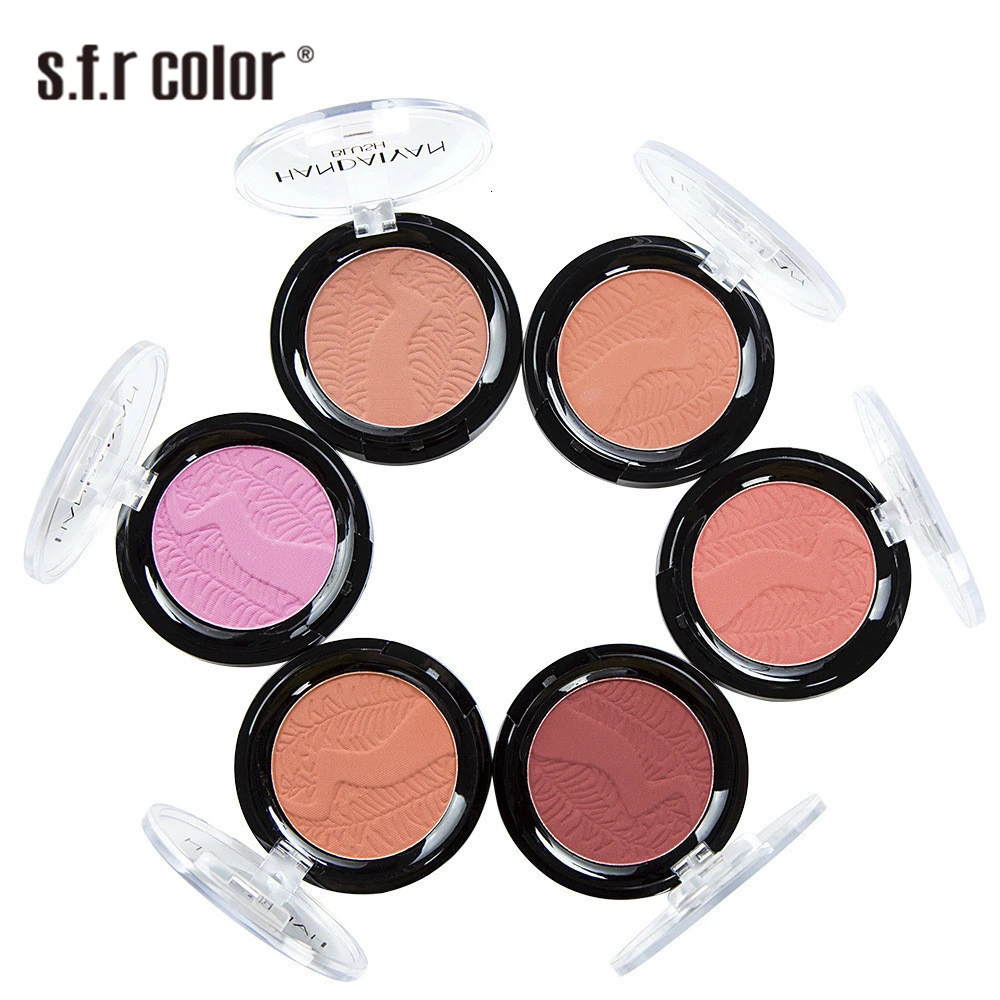 New Face Palette Blush Peach Make Up Matte Powder Long-lasting Waterproof Nude Womens Cosmetics Makeup Blushers | Красота и здоровье