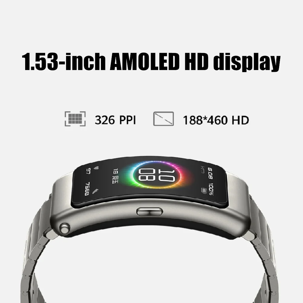 99 new huawei talkband b6 b5 bluetooth smart bracelet wearable sports wristbands touch amoled screen call earphone smart band free global shipping